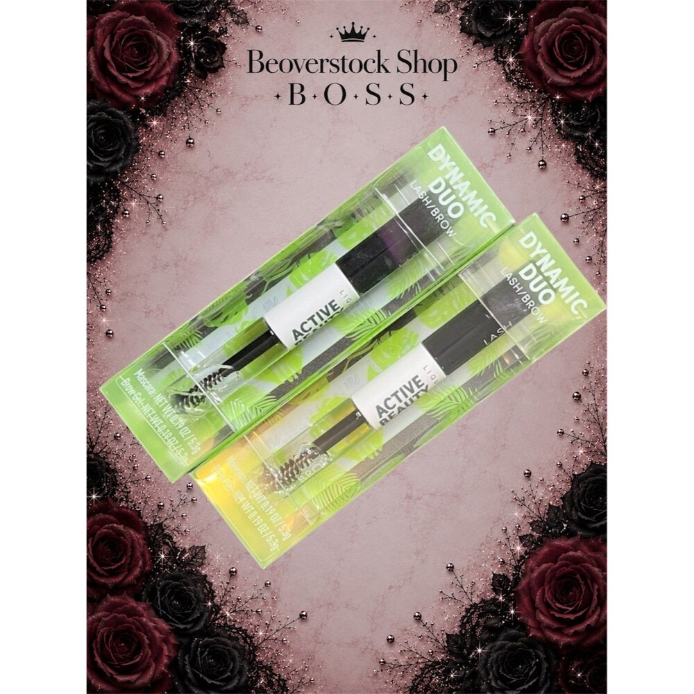 New NIB Active Beauty Dynamic Duo Lash + Brow Treatment Bundle 2 Pack